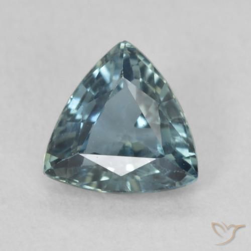 0.56ct 자연스러운 초록빛이 도는 파란색 사파이어, 일조, VS