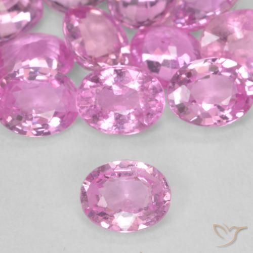 0.32ct 자연스러운 로얄 퍼플 핑크 사파이어, 타원형, VS