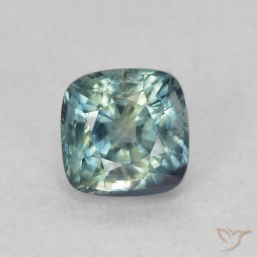0.67ct 자연스러운 물오리 사파이어, 방석, VS