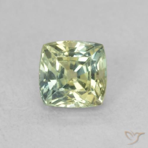 0.64ct 자연스러운 다색 사파이어, 방석, VS-SI