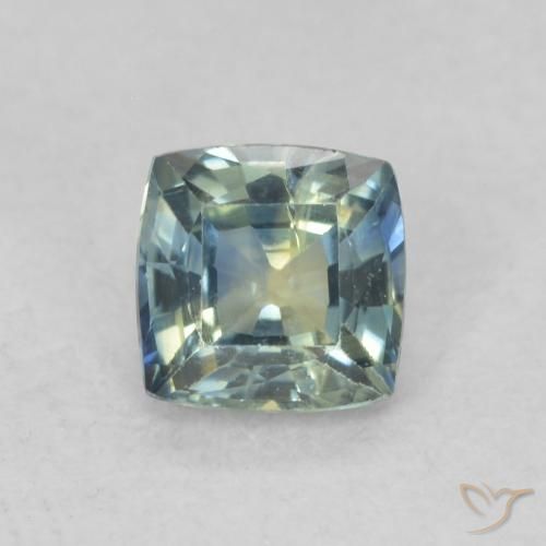 0.66ct 자연스러운 다색 사파이어, 방석, VS-SI