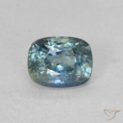 0.59ct 자연스러운 물오리 사파이어, 방석, VS-SI