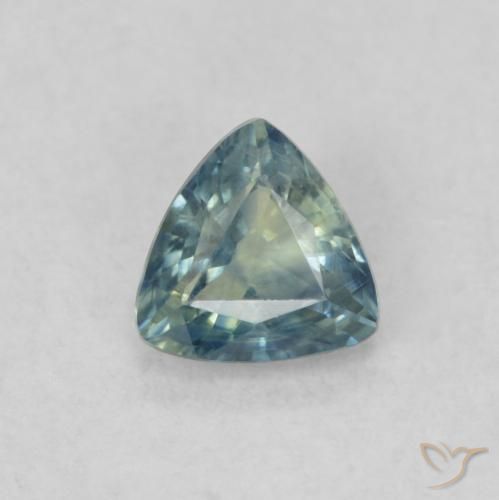 0.44ct 자연스러운 다색 사파이어, 일조, VS