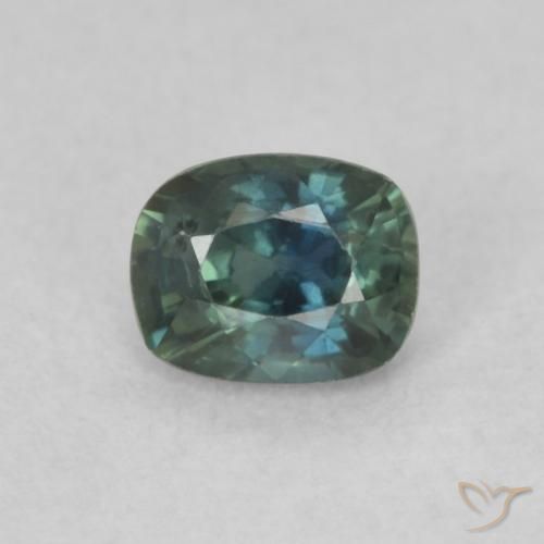 0.49ct 자연스러운 물오리 사파이어, 방석, VS