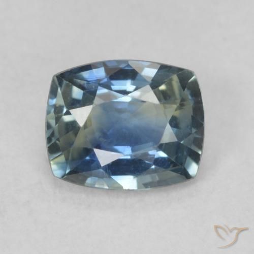 0.85ct 자연스러운 물오리 사파이어, 방석, VS