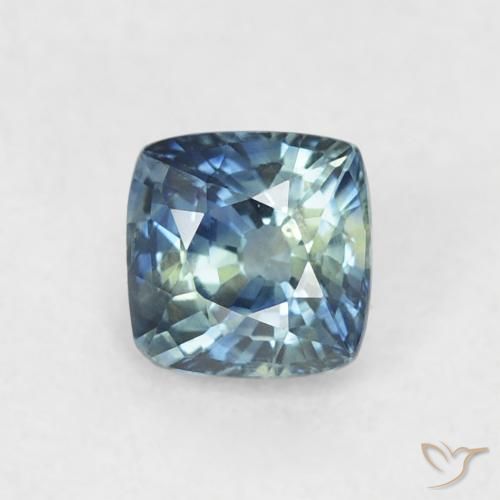 0.46ct 자연스러운 파란색 사파이어, 방석, VS