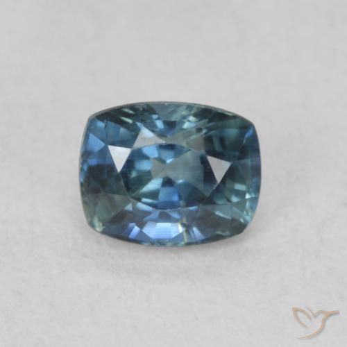 0.57ct 자연스러운 물오리 사파이어, 방석, VVS-VS