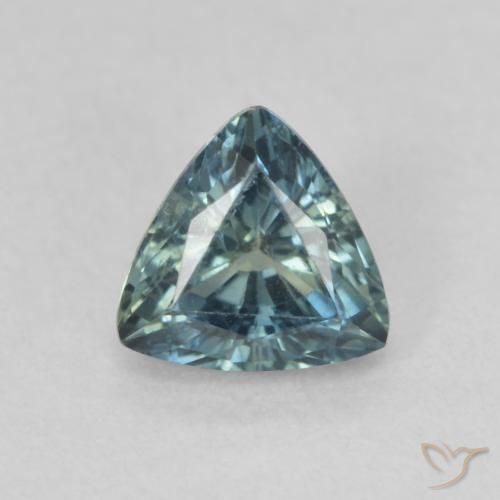 0.93ct 자연스러운 Teal Blue 사파이어, 일조, VS