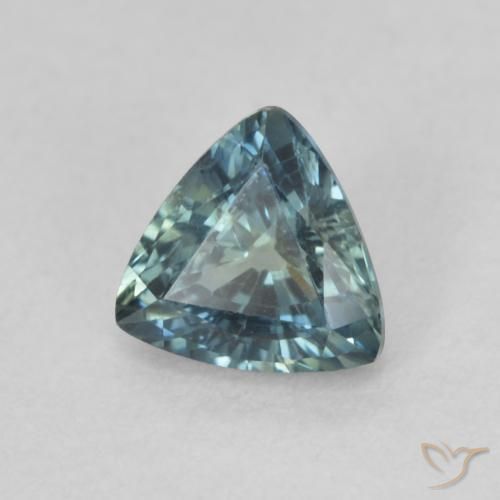 0.93캐럿 천연 Teal Blue 사파이어, 일조, VS