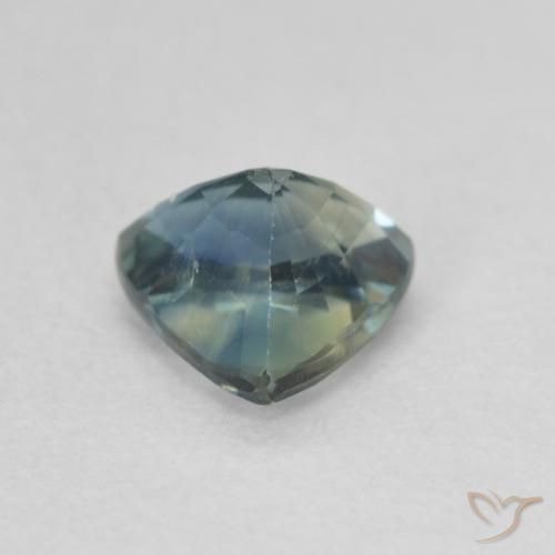0.93캐럿 천연 Teal Blue 사파이어, 일조, VS