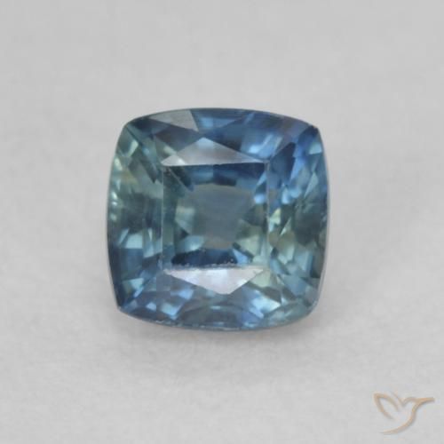0.54ct 자연스러운 다색 사파이어, 방석, VVS-VS