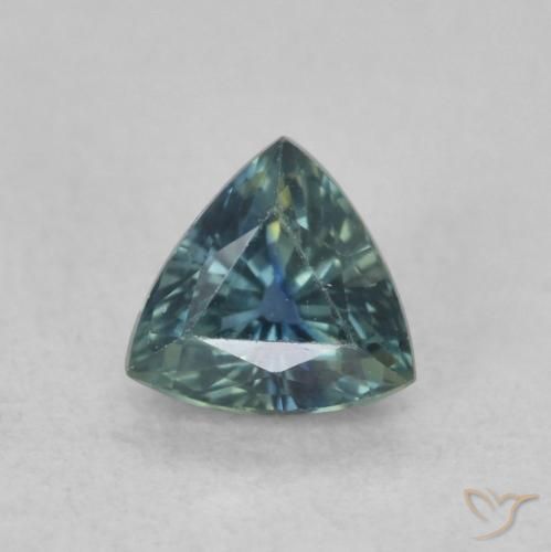 0.58ct 자연스러운 물오리 사파이어, 일조, VVS-VS