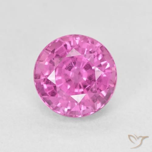 2.54ct 자연스러운 딥 핑크 사파이어, 둥근, VVS-VS