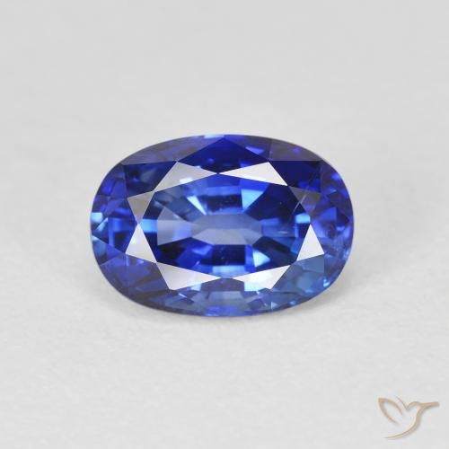 2.20ct 자연스러운 로얄 블루 사파이어, 타원형, VS