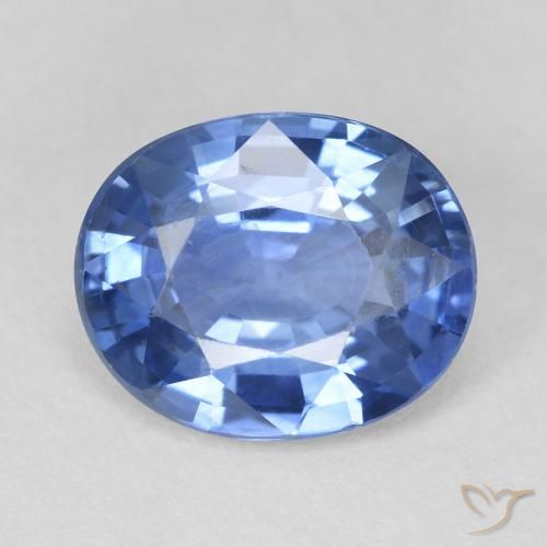4.25ct 미디엄 다크 블루 사파이어, 타원형, VVS-VS