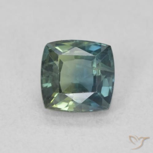 0.63ct 자연스러운 물오리 사파이어, 방석, VS