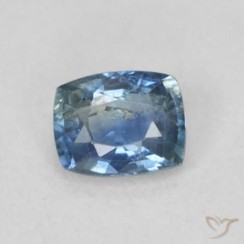 0.54ct 자연스러운 물오리 사파이어, 방석, VS