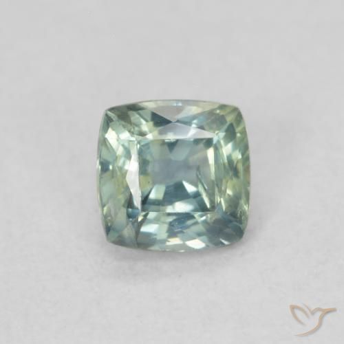 0.50ct 자연스러운 물오리 사파이어, 방석, VS
