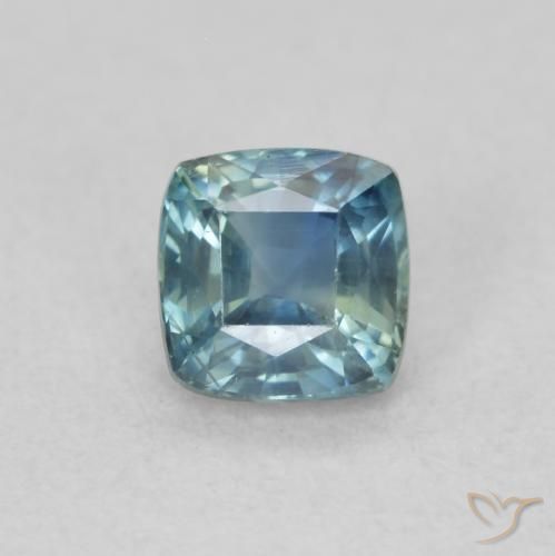0.57ct 자연스러운 물오리 사파이어, 방석, VS