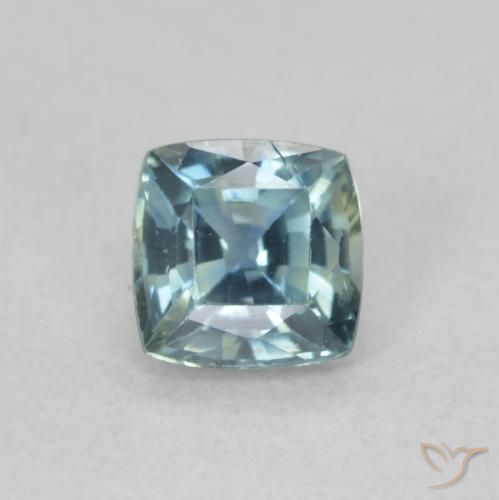 0.55ct 자연스러운 물오리 사파이어, 방석, VS