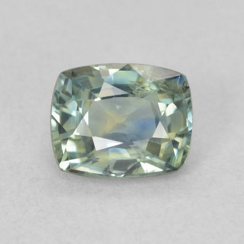 0.69ct 자연스러운 물오리 사파이어, 방석, VS