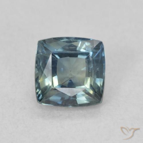 0.64ct 자연스러운 물오리 사파이어, 방석, VS, Photo A