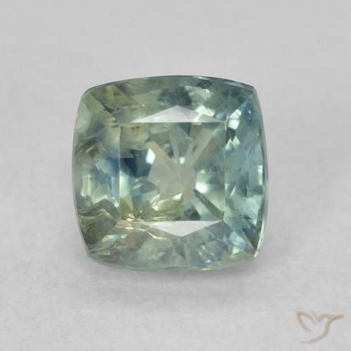 0.98ct 자연스러운 물오리 사파이어, 방석, VS