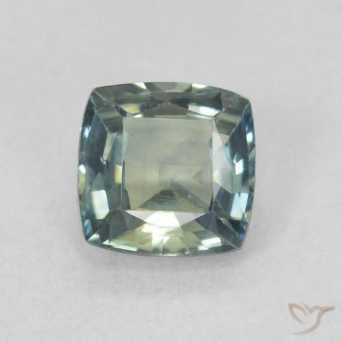 0.73ct 자연스러운 물오리 사파이어, 방석, VS