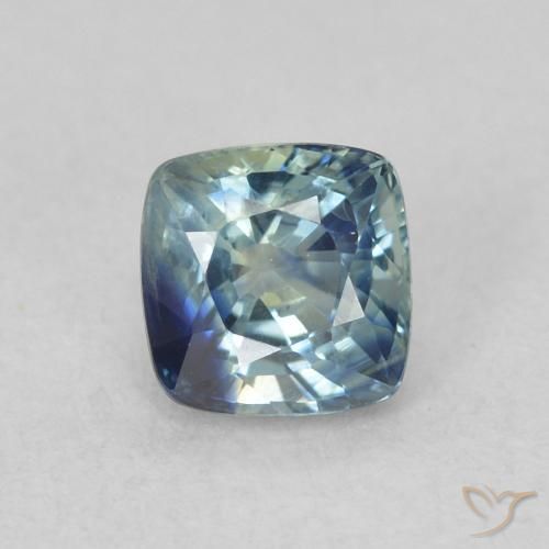 0.71ct 자연스러운 물오리 사파이어, 방석, VS