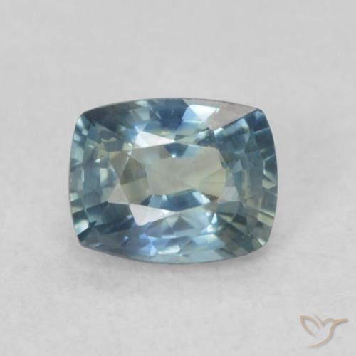 0.68ct 자연스러운 물오리 사파이어, 방석, VS