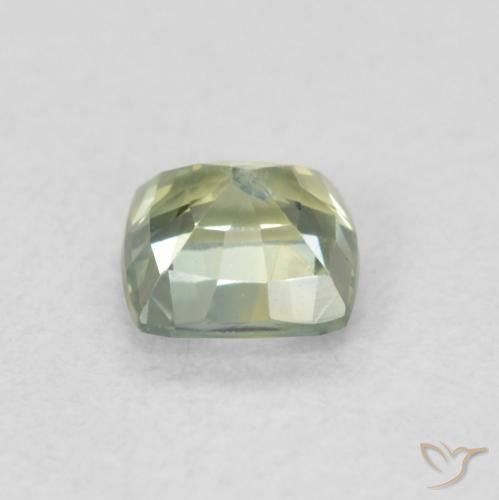 0.61캐럿 천연 Medium Light-Green 사파이어, 방석, SI