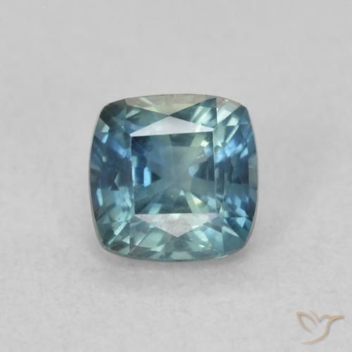 0.68ct 자연스러운 물오리 사파이어, 방석, VS