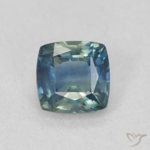 0.58ct 자연스러운 물오리 사파이어, 방석, VS