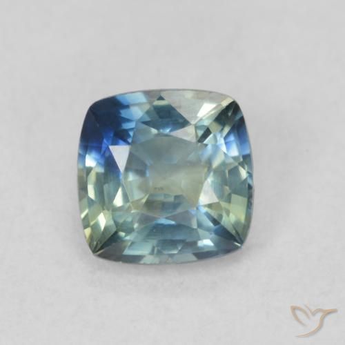 0.64ct 자연스러운 물오리 사파이어, 방석, VS