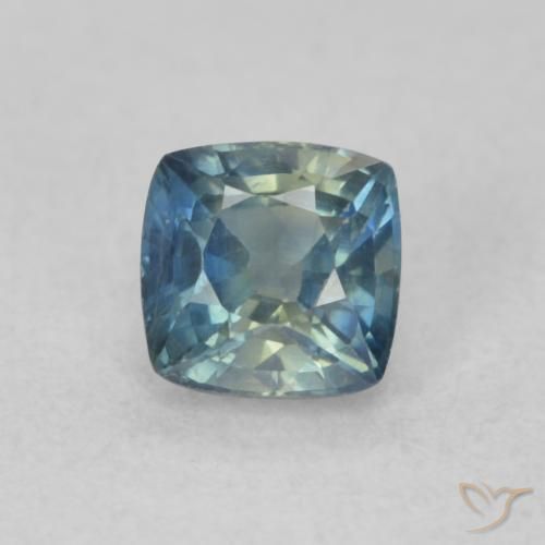 0.66ct 자연스러운 물오리 사파이어, 방석, VS