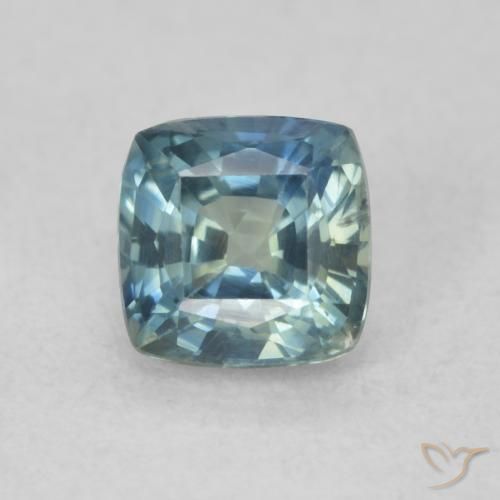 0.74ct 자연스러운 물오리 사파이어, 방석, VS