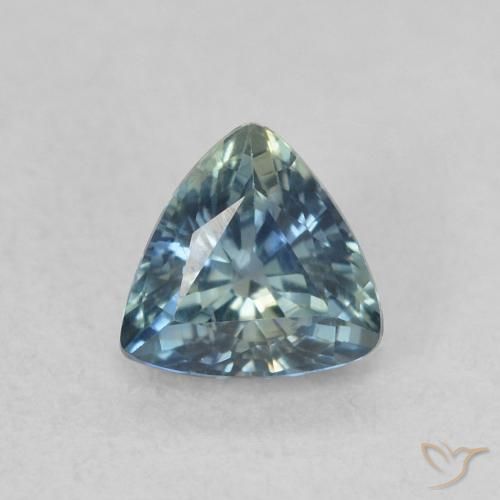 0.54ct 자연스러운 물오리 사파이어, 일조, VS