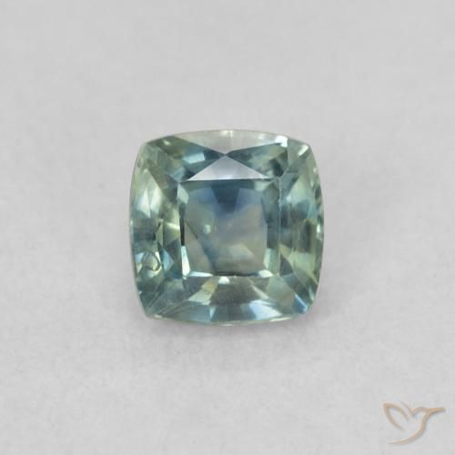 0.48ct 자연스러운 물오리 사파이어, 방석, VS