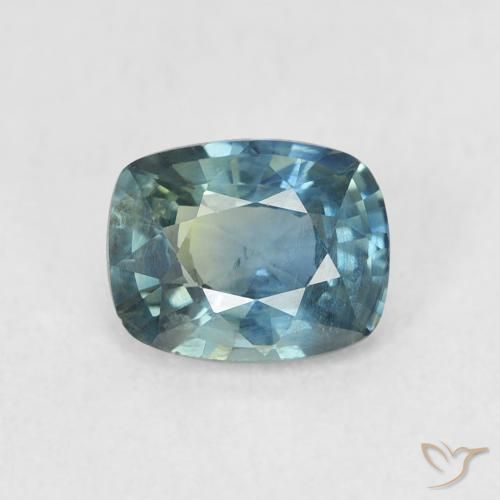 0.81ct 자연스러운 물오리 사파이어, 방석, VS