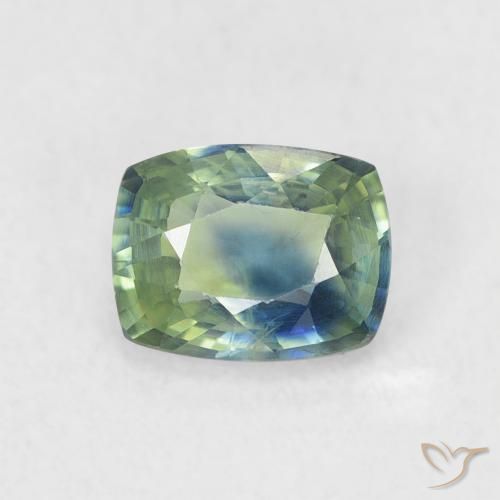 0.73ct 자연스러운 물오리 사파이어, 방석, VS