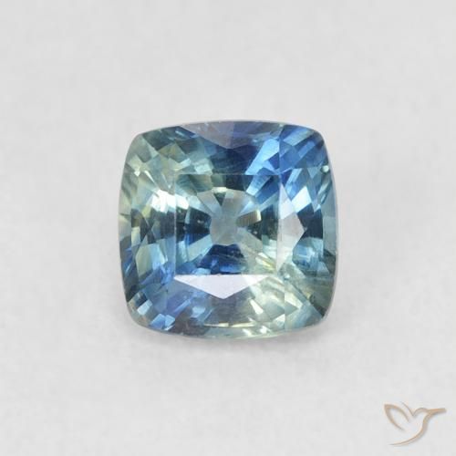0.71ct 자연스러운 물오리 사파이어, 방석, VS