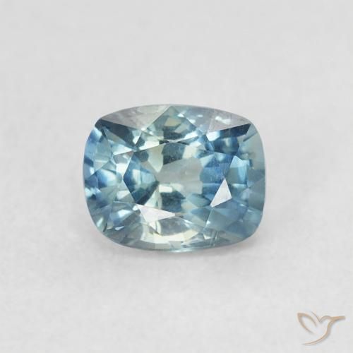 0.61ct 자연스러운 물오리 사파이어, 방석, VVS-VS