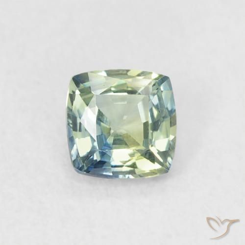 0.43ct 자연스러운 물오리 사파이어, 방석, VVS-VS