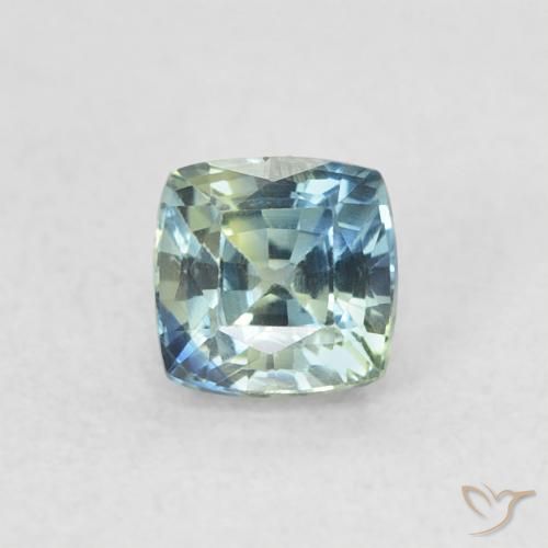 0.56ct 자연스러운 물오리 사파이어, 방석, VVS-VS