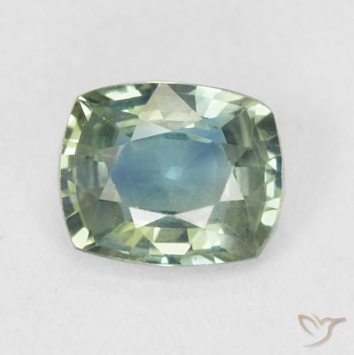 0.79ct 자연스러운 물오리 사파이어, 방석, VS
