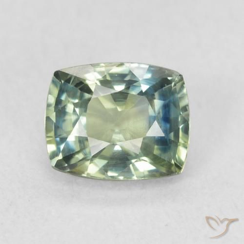 0.78ct 자연스러운 물오리 사파이어, 방석, VS