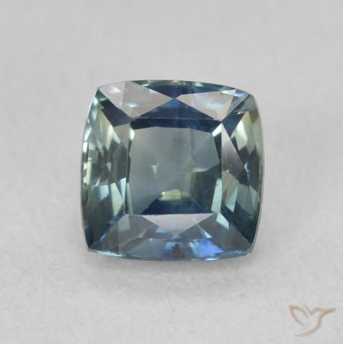 0.87ct 자연스러운 물오리 사파이어, 방석, VS