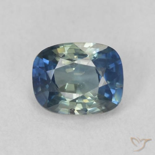0.73ct 자연스러운 물오리 사파이어, 방석, VS