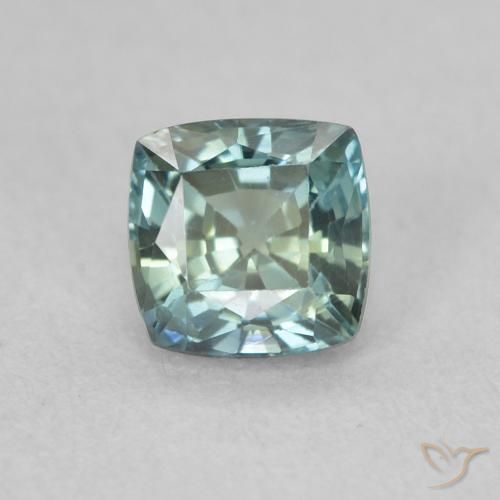 0.67ct 자연스러운 물오리 사파이어, 방석, VS