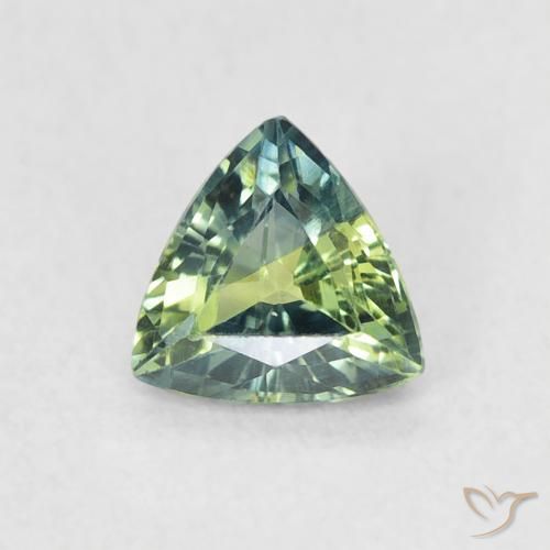 0.56ct 자연스러운 다색 사파이어, 일조, VVS